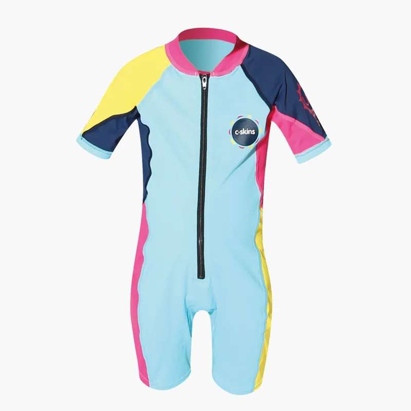 C-Skins Baby UV Shorty Blue/Yellow